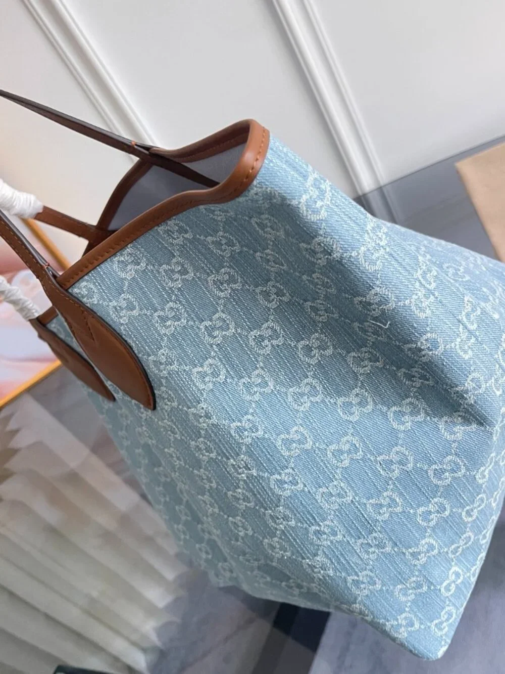 Gucci Denim Tote Bag